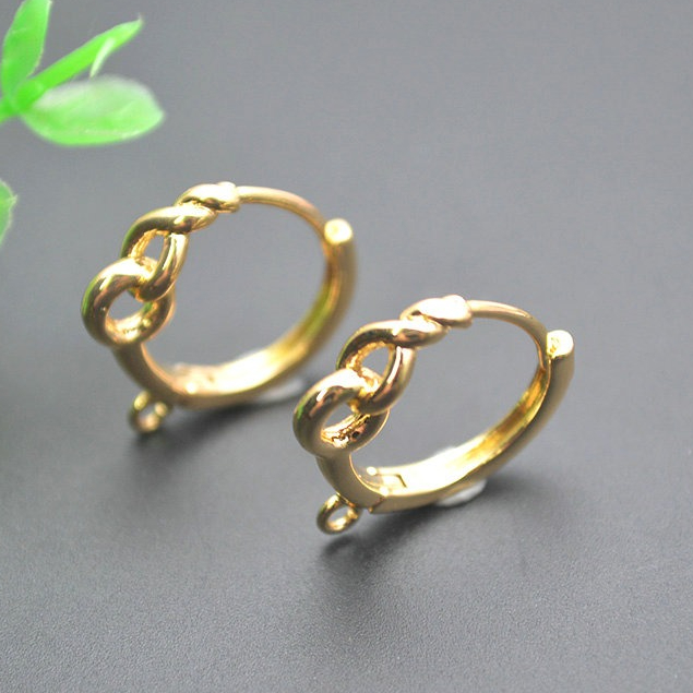 Jewelry Making Hoops - 30 шт., витые круглые серьги-кольца из
