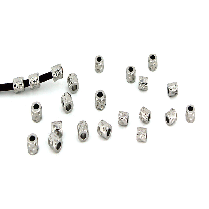 Crimp Bead Tube - 50 шт. 3,5-4 мм круглые трубчатые