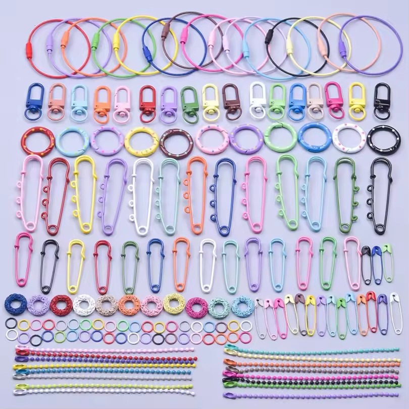 Jewelry Making Thread - 10 шт. разноцветные булавки с петлями,