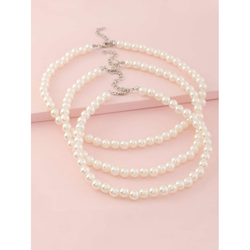 Jewelry Making Kits For Girls - Набор из 3 предметов: белое жемчужное