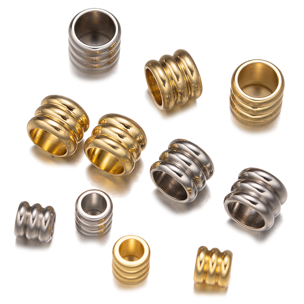 Crimp Bead Tube - 20 шт., бусины из нержавеющей стали,