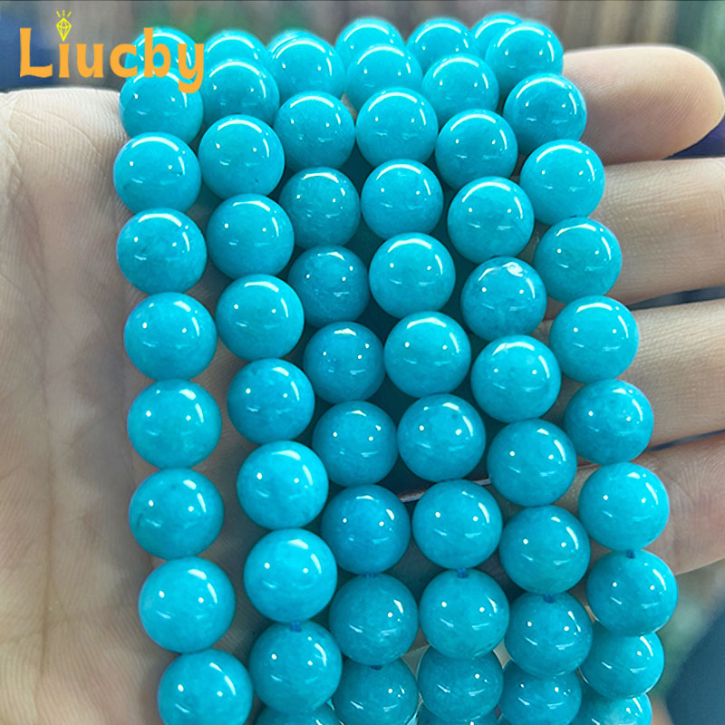Jewelry Making Amazon - Цветные нефритовые бусины из натурального камня