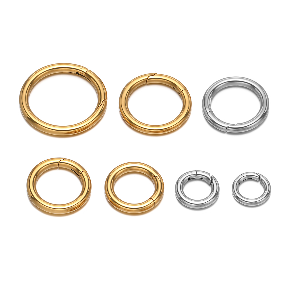 Jewelry Making Materials - 2 шт./лот, круглые пружинные застежки из