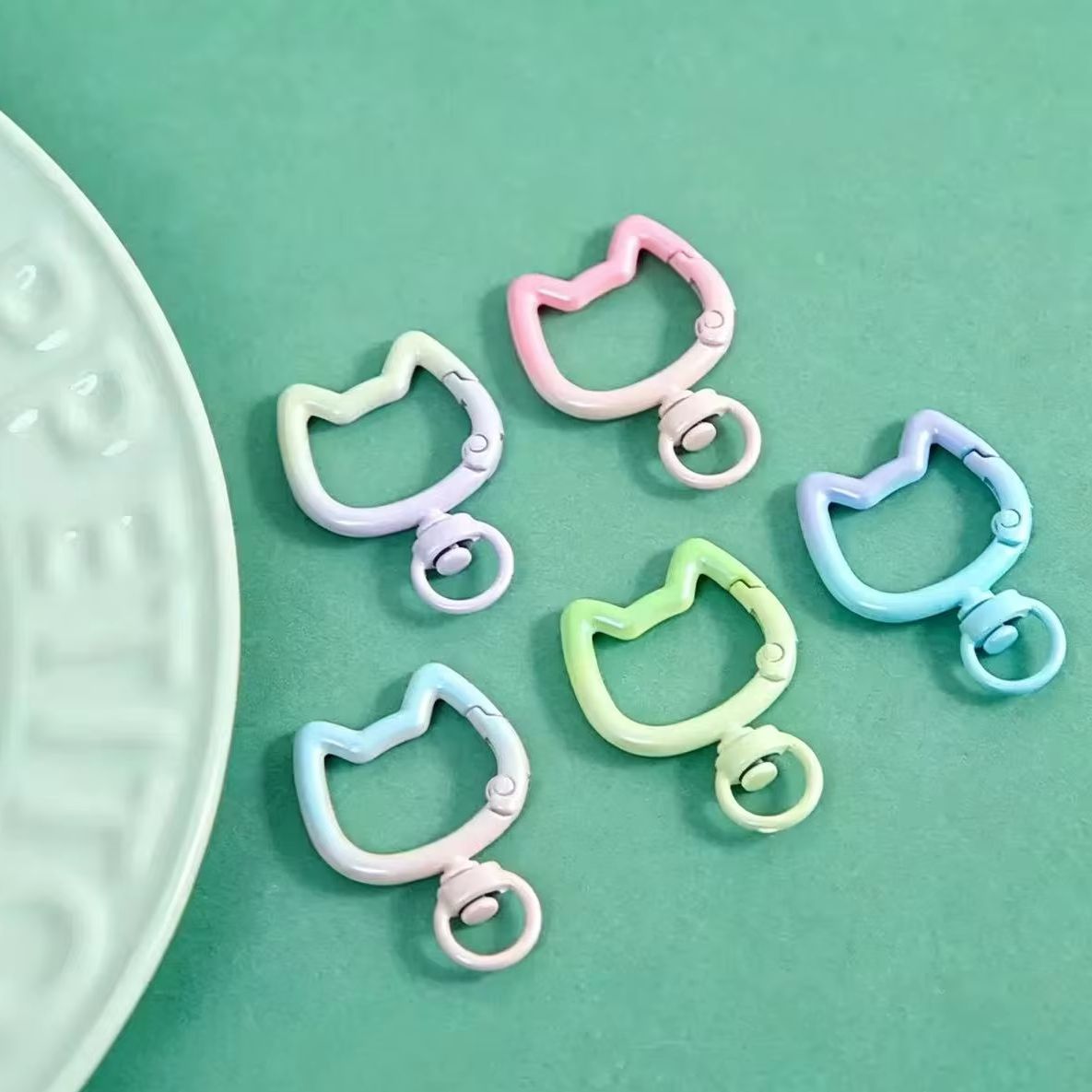Jewelry Making Class - 5-10 шт. градиентных милых карабинов-застежек в