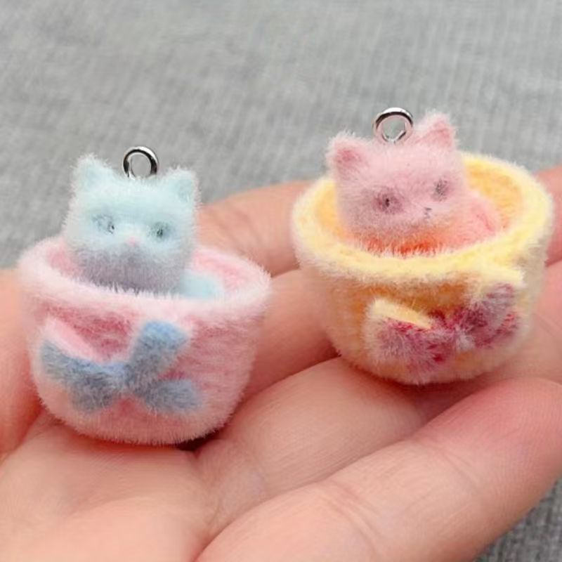 4 шт. 3D-подвески в виде кошек – обзор и цена Jewelry Making Accessories
