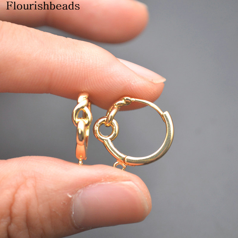 30 шт., витые круглые серьги-к – обзор и цена Jewelry Making Hoops