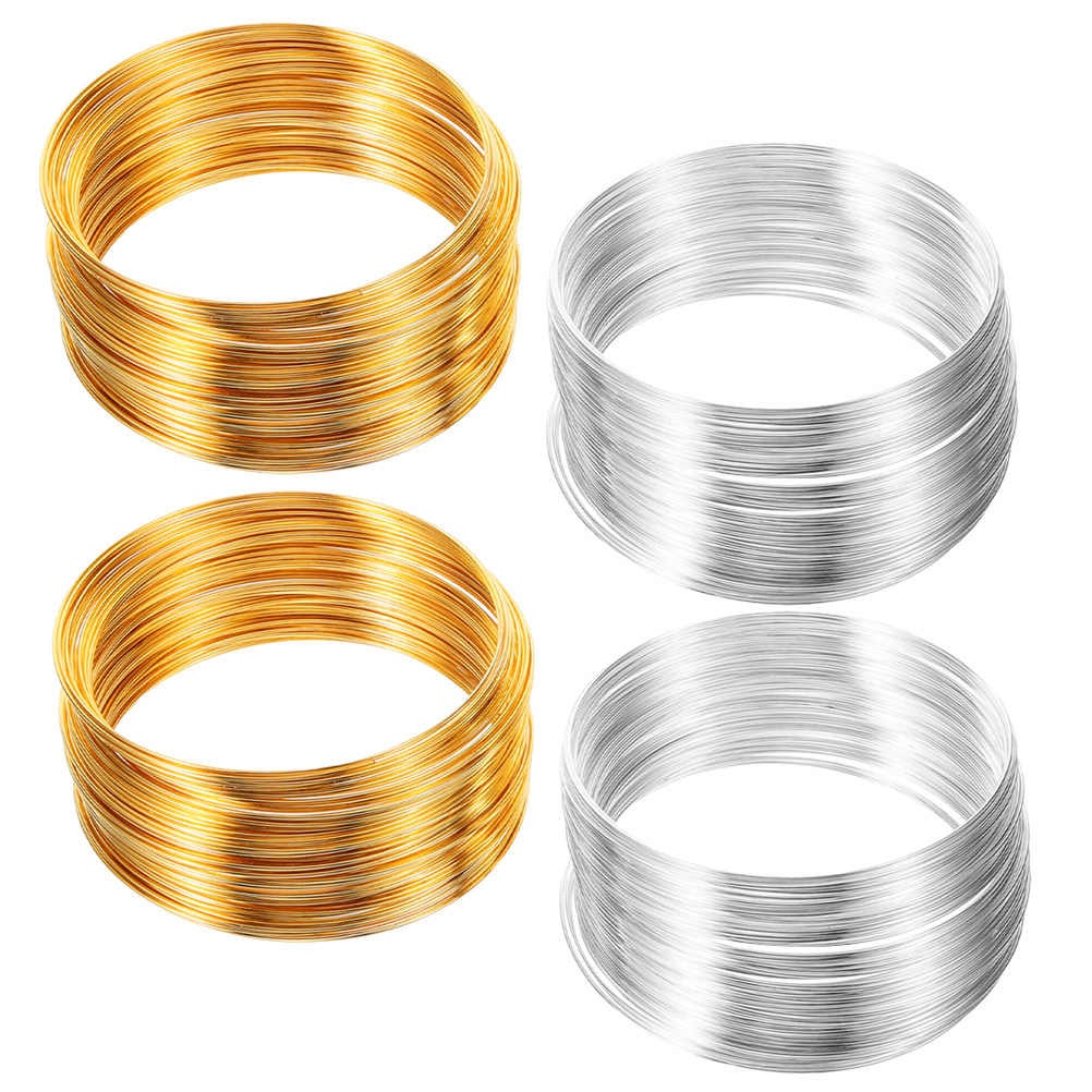 4 рулона проволоки с эффектом  – обзор и цена Memory Wire Bracelet