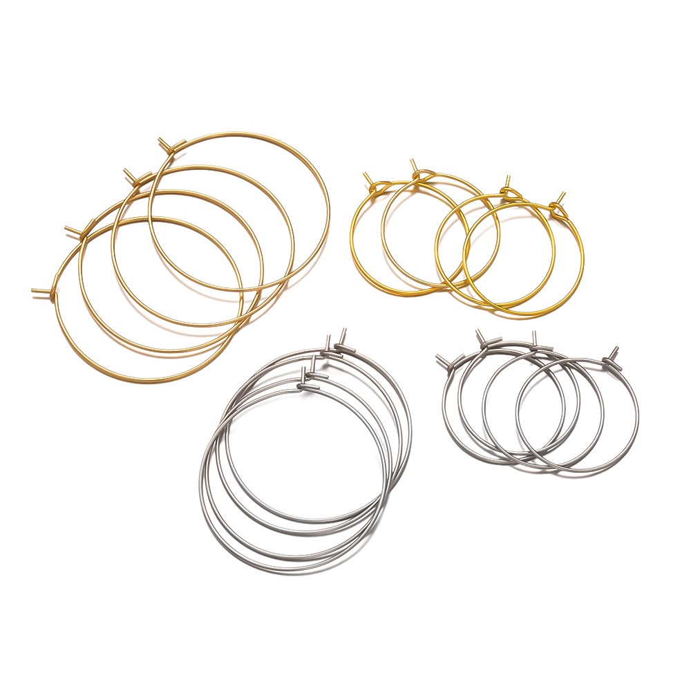50 шт. 316 нержавеющая сталь,  – обзор и цена Jewelry Making Hoops