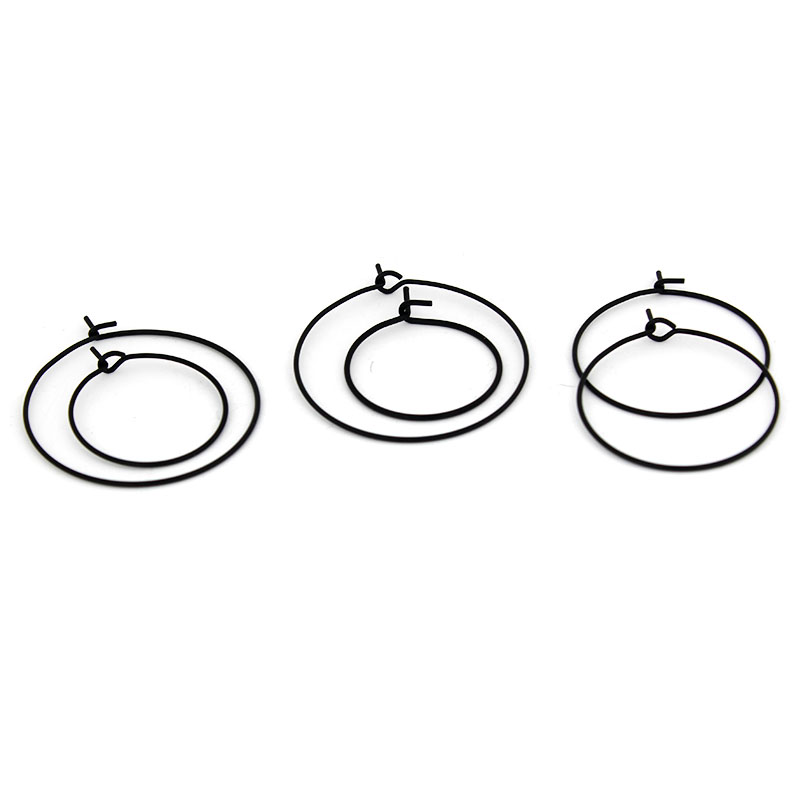 20 шт. 20 мм 25 мм 30 мм черны – обзор и цена Jewelry Making Hoops