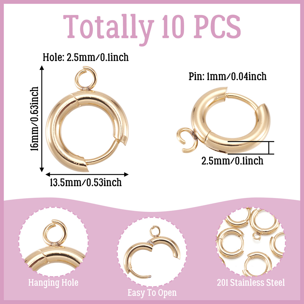10 шт. круглых швенз-крючков и – обзор и цена Jewelry Making Hoops