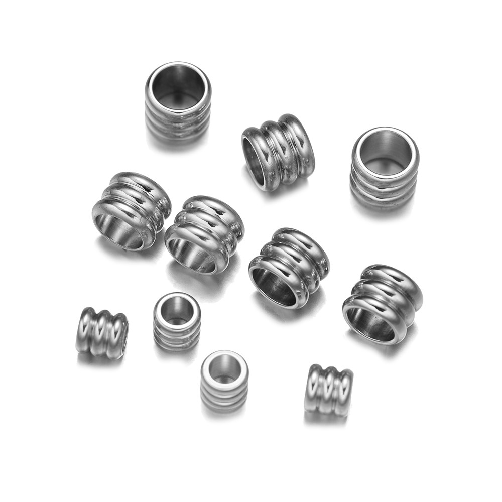 20 шт., бусины из нержавеющей  – обзор и цена Crimp Bead Tube