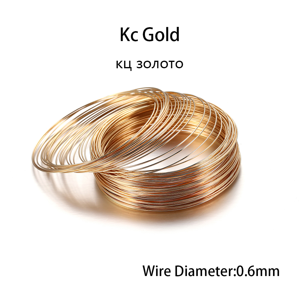 100 петель/лот 0,6 мм, серебро – обзор и цена Memory Wire Bracelet