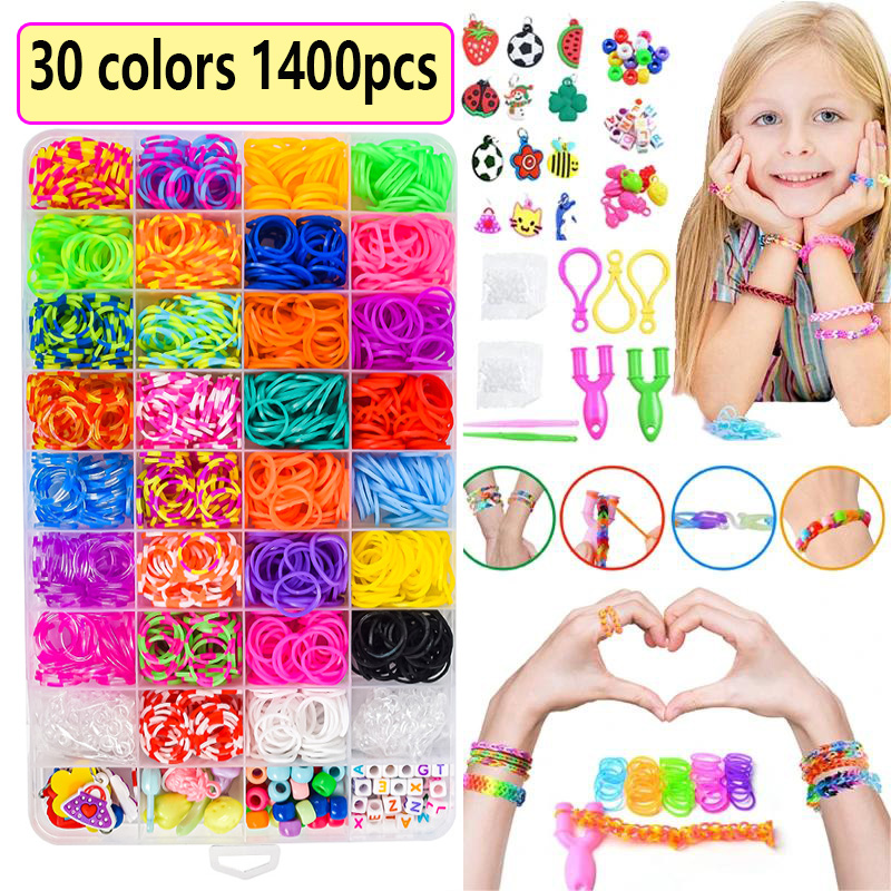 Резинки Ткацкий станок DIY Наб – обзор и цена Jewelry Making Kits For Girls