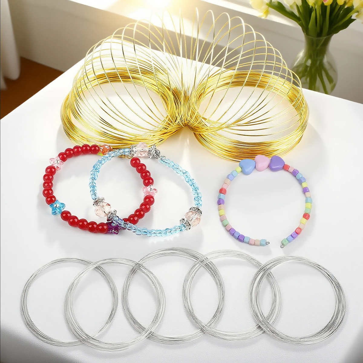 Памятная проволока из нержавею – обзор и цена Memory Wire Bracelet