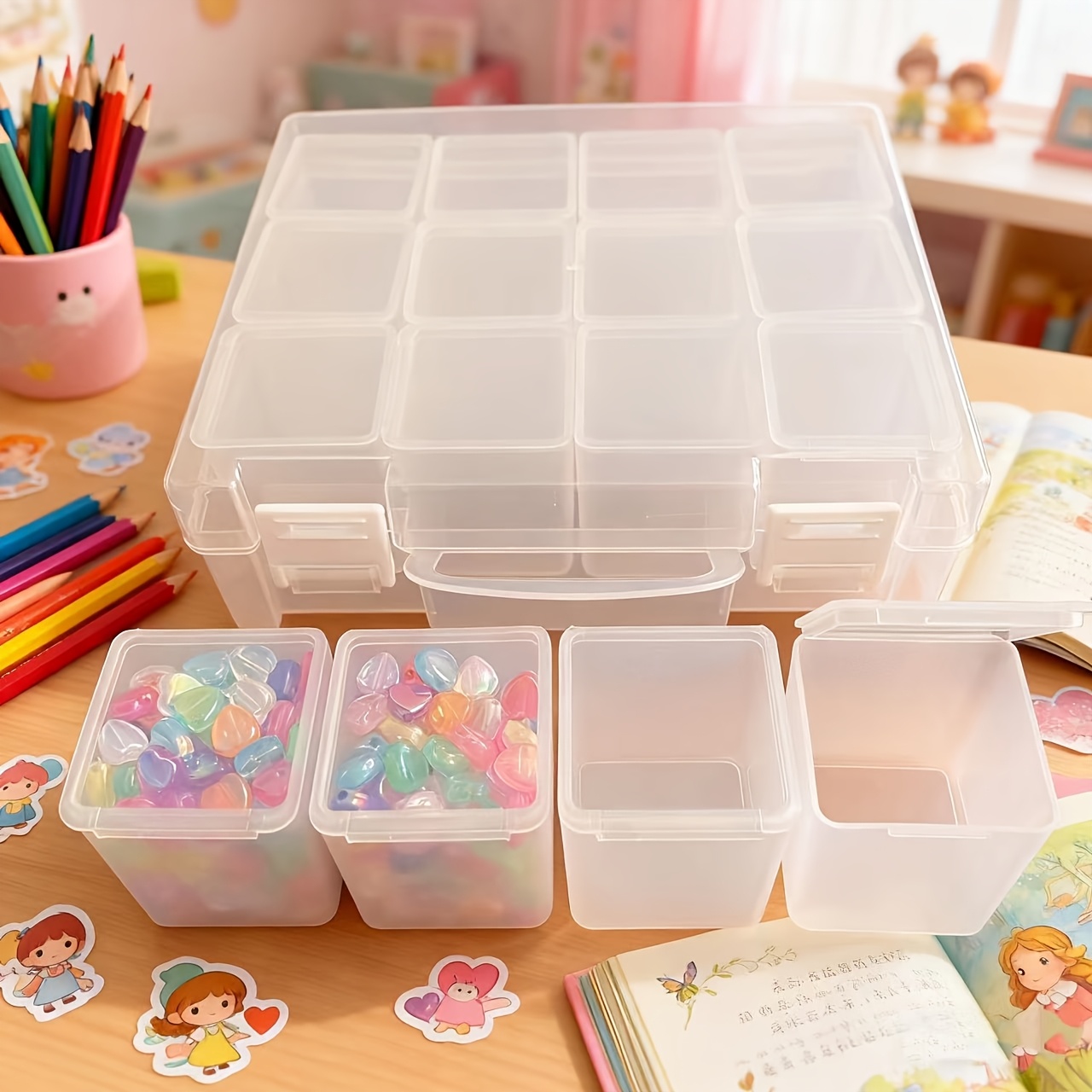 Набор пластиковых контейнеров  – обзор и цена Jewelry Making Organizer