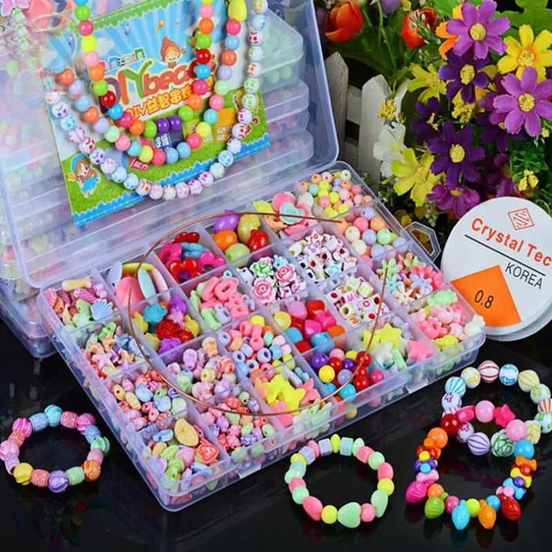 Набор бусин для девочек «сдела – обзор и цена Jewelry Making Kits For Girls